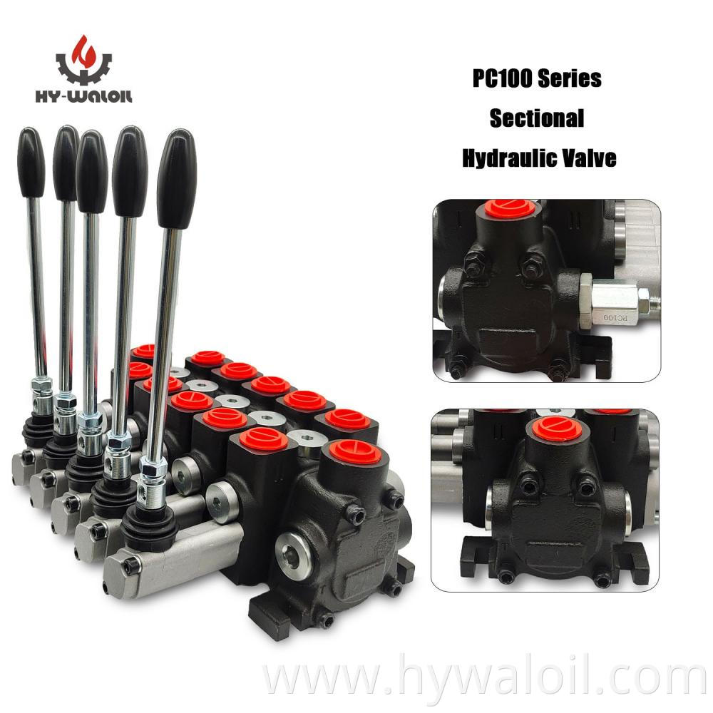 PC100 Hydraulic Sectional Control Spool Valve